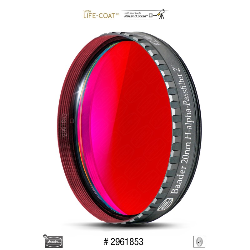 Filtre H-Alpha Band Pass 20nm avec LPFC