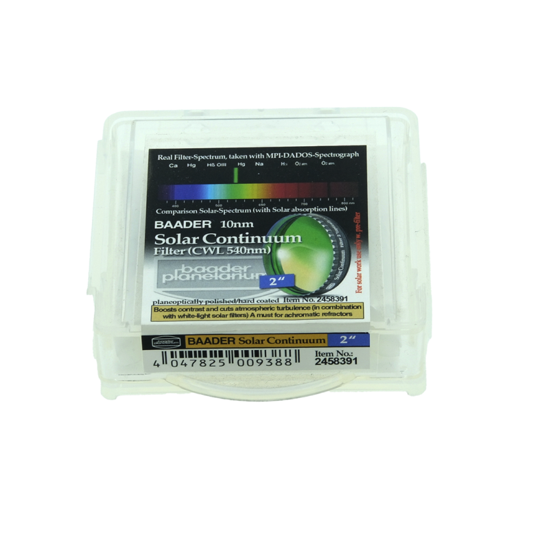 Filtre solaire Continuum 540 nm