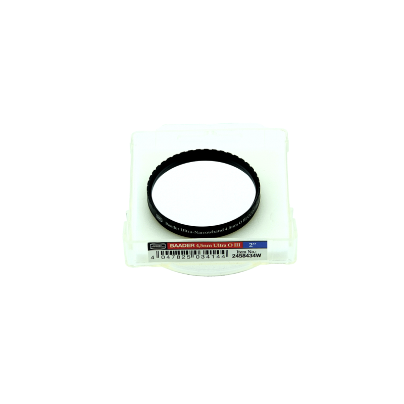 Filtre O III CCD Ultra-Narrowband 4,5 nm filetage standard 50.8 mm
