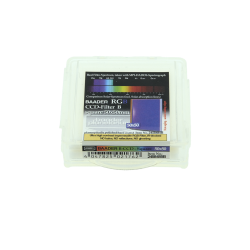 FILTRE BLEU CCD, PLAN PARALLELE, SECTION CARREE 50 X 50 MM NON MONTE